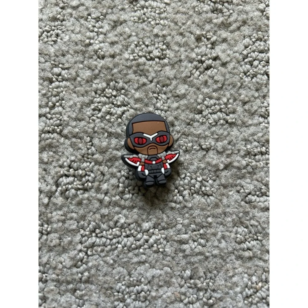 Marvel Avengers Themed Jibbitz Shoe Charms For Crocs. Lot Of 6 - Captain America
